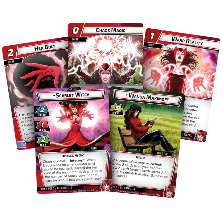Marvel Champions: Scarlet Witch Hero Pack Board Game Asmodee