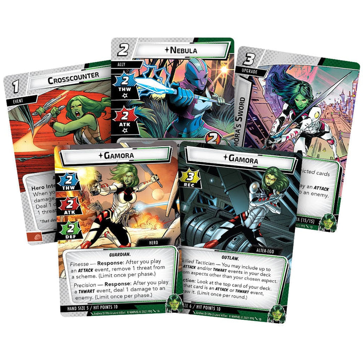 Marvel Champions: Gamora Hero Pack Board Game Asmodee