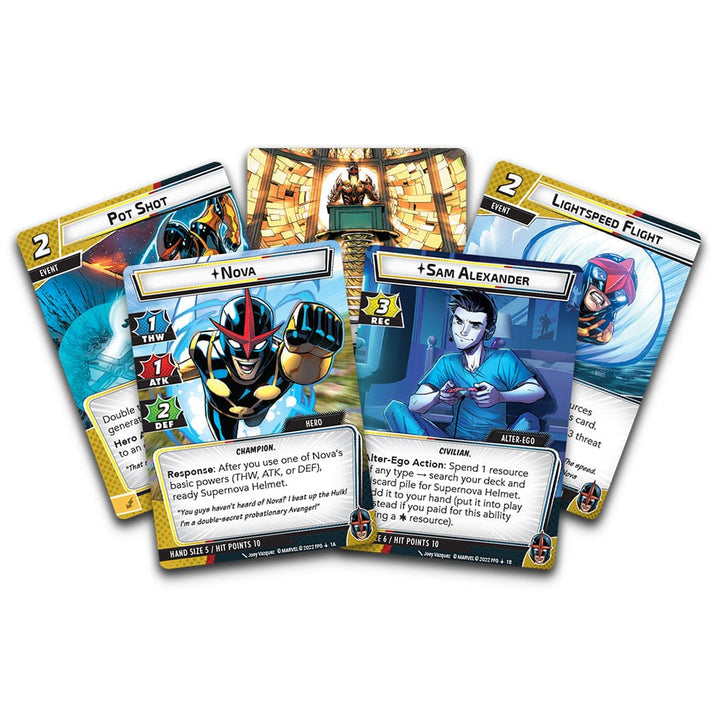 Marvel Champions: Nova Hero Pack Board Game Asmodee