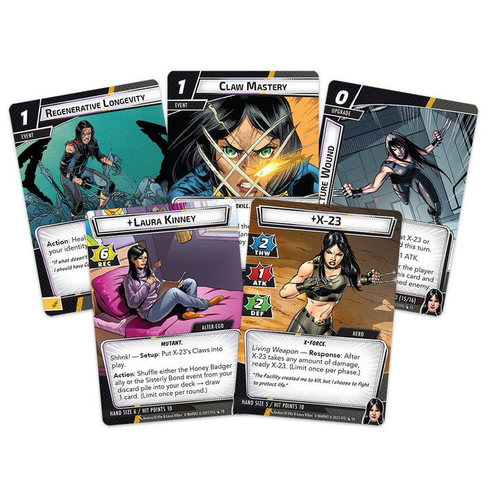 Marvel Champions: X-23 Hero Pack Board Game Asmodee