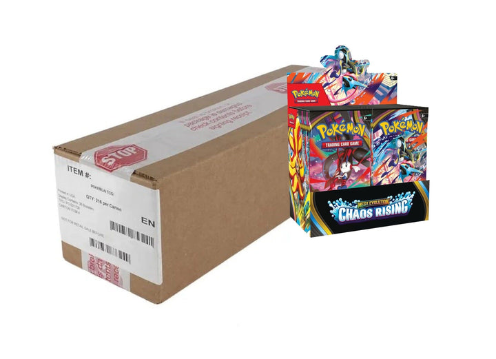 Pokemon Mega Evolution Chaos Rising Booster 6 Box Case Pokemon Mega Evolution Chaos Rising Booster 6 Box Case