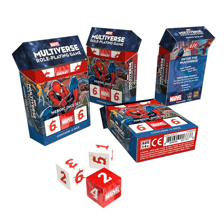 Marvel Multiverse RPG: Heroic Dice Set Accessories Asmodee