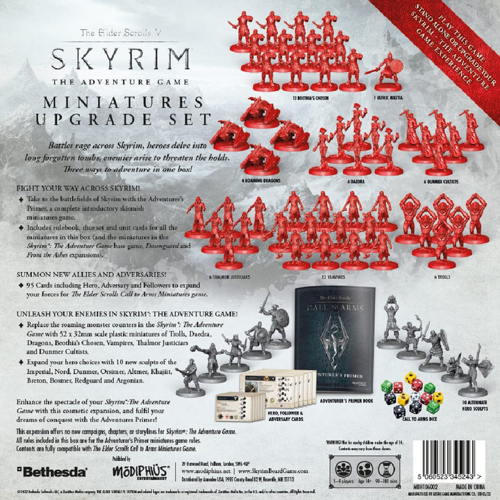 The Elder Scrolls: Skyrim  - Adventure Board Game Miniatures Upgrade Set Board Game Asmodee