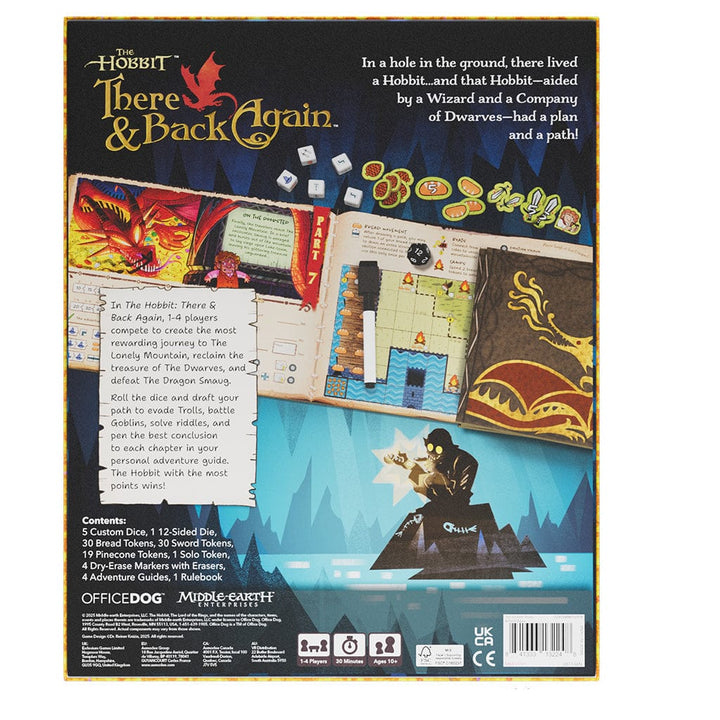 The Hobbit: There and Back Again Board Game Asmodee