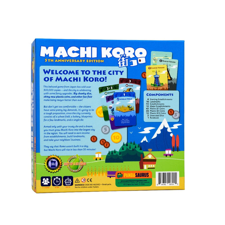 Machi Koro: 5th Anniversary Edition Board Game Asmodee