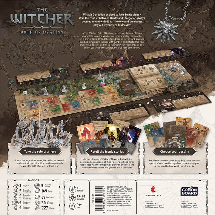 The Witcher: Path of Destiny - Deluxe Edition Board Game Asmodee