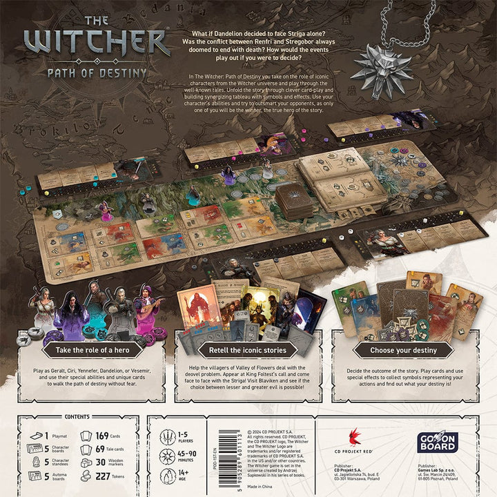 The Witcher: Path of Destiny - Standard Edition Board Game Asmodee