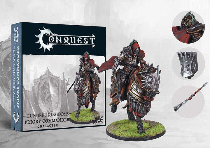 Hundred Kingdoms: Priory Commander of the Order of the Crimson Tower Model Kit Para Bellum