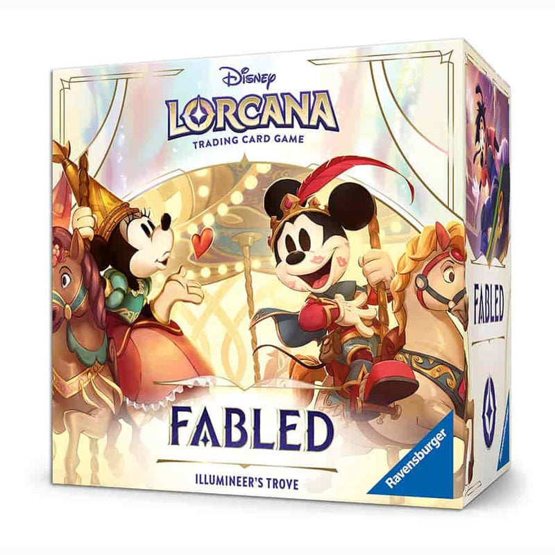 Lorcana: Fabled | Booster Boxes, Cases, Troves, & More Flipside Gaming Lorcana: Fabled | Booster Boxes, Cases, Troves, & More Flipside Gaming