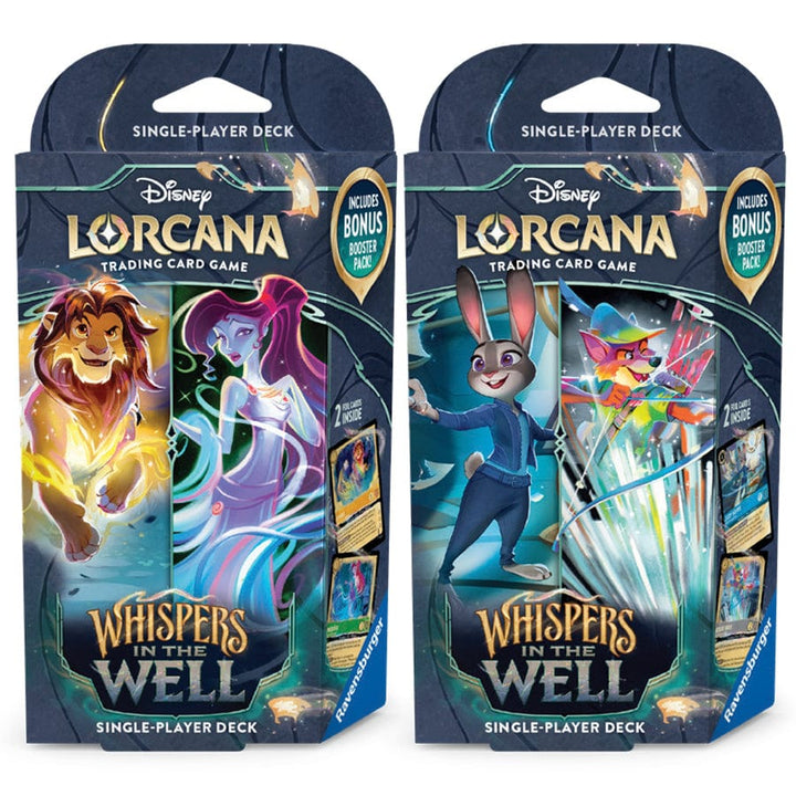 Lorcana: Whispers in the Well -Set of 2- Starter Decks Non-Singles Ravensburger
