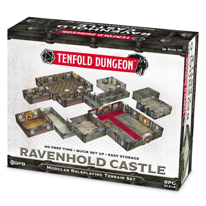Tenfold Dungeon: Ravenhold Castle Model Kit Battlefront Miniatures
