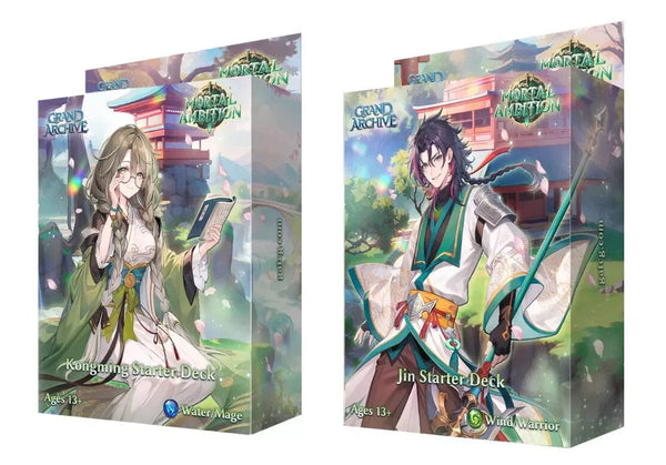 Grand Archive: Mortal Ambition -Set of 2- Starter Decks Non-Singles Weebs of the Shore
