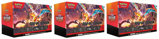 Pokemon Obsidian Flames Build & Battle Stadium [x3] Half Case