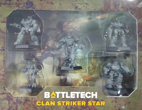 BattleTech: Miniature Force Pack - Clan Striker Star Model Kit Alliance Games Distribution