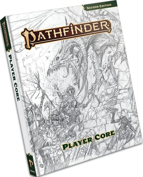 Pathfinder RPG: Player Core Rulebook Hardcover (Sketch Cover Edition) (P2) Book Alliance Games Distribution