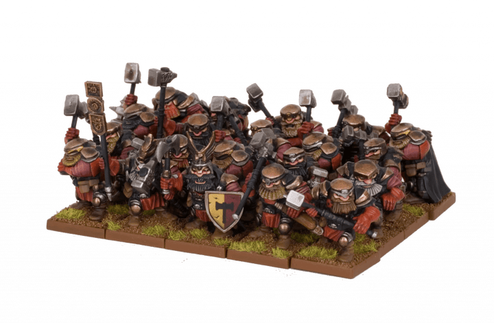 Dwarf: Shield Breakers Regiment Model kit Mantic Games