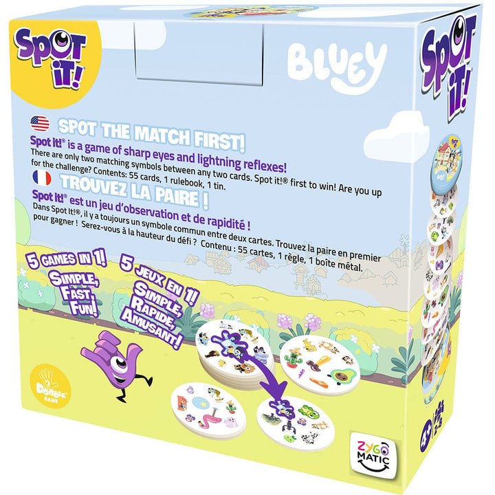Spot It! Bluey (Eco Blister) Board Game Asmodee