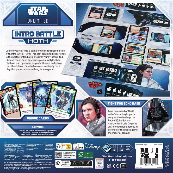 Star Wars: Unlimited - Intro Battle: Hoth Board Game Asmodee