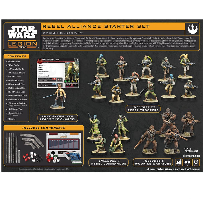 Star Wars: Legion – Rebel Alliance Starter Set Model Kit Asmodee