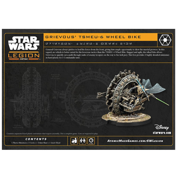 Star Wars: Legion - General Grievous' TSMEU-6 Wheel Bike Model Kit Asmodee