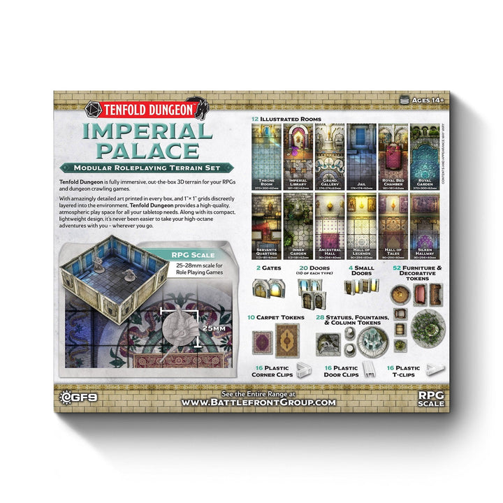 Tenfold Dungeon - Imperial Palace Model Kit Battlefront Miniatures