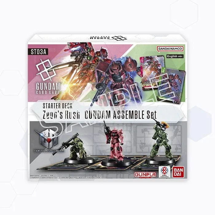Gundam Card Game: Gundam Assemble Starter Set 03 - Zeon's Rush Non-Singles Bandai