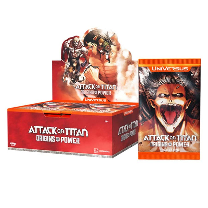 UniVersus: Attack on Titan - Origins of Power Booster Box Non-Singles UVS Games