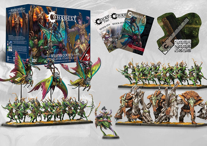 Weaver Courts: Conquest Supercharged Starter Set Model Kit Para Bellum