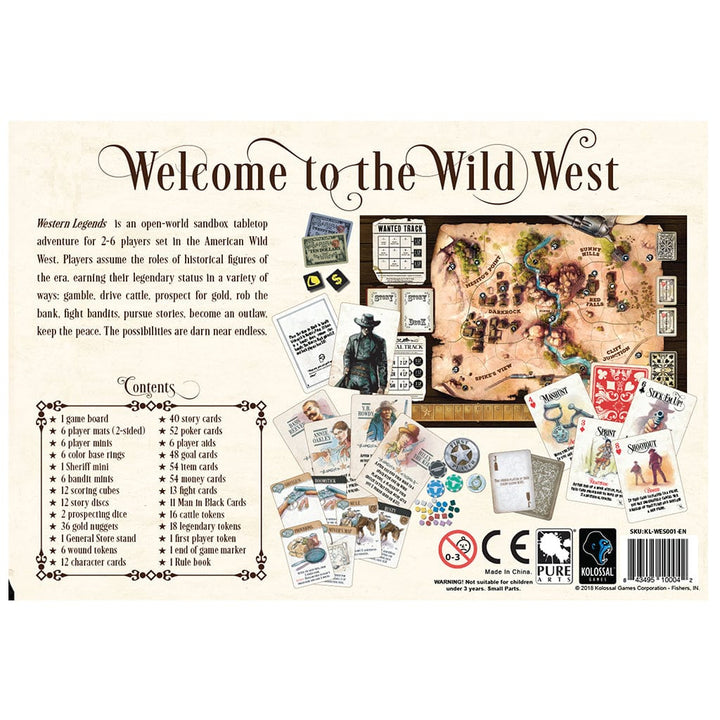 Western Legends Board Game Asmodee