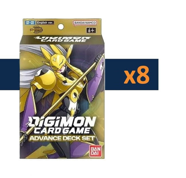 Digimon: Amethyst Mandala (ST-22) [x8] Advanced Deck Display Non-Singles Bandai