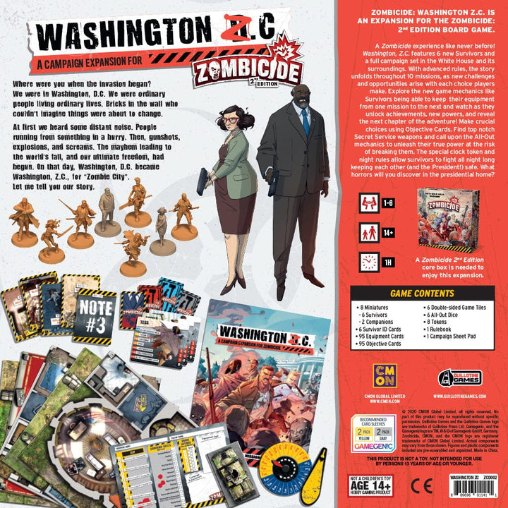 Zombicide: Washington Z.C. Board Game Asmodee