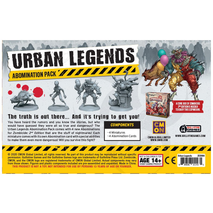 Zombicide: Urban Legends Abominations Pack Board Game Asmodee
