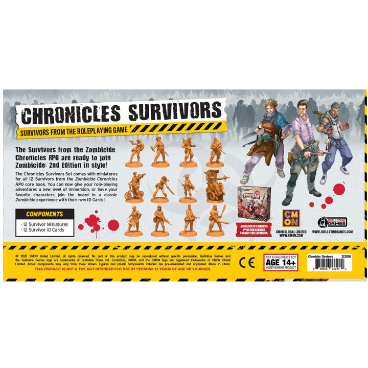 Zombicide: Chronicles Survivor Set Board Game Asmodee