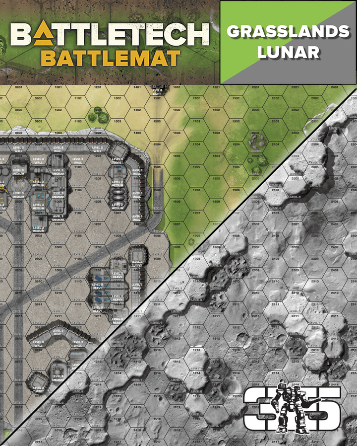 BattleTech: Battle Mat - Grasslands Lunar Accessories Alliance Games Distribution