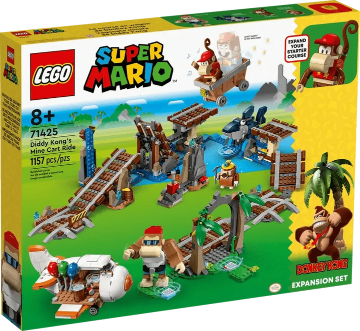 LEGO® Super Mario™ Diddy Kong's Mine Cart Ride Expansion Set 71425 LEGO LEGO