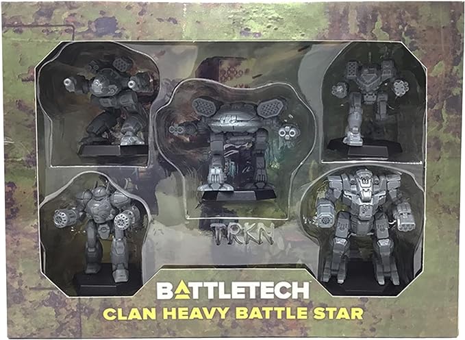 BattleTech: Force Pack - Clan Heavy Battle Star Model Kit Alliance Games Distribution