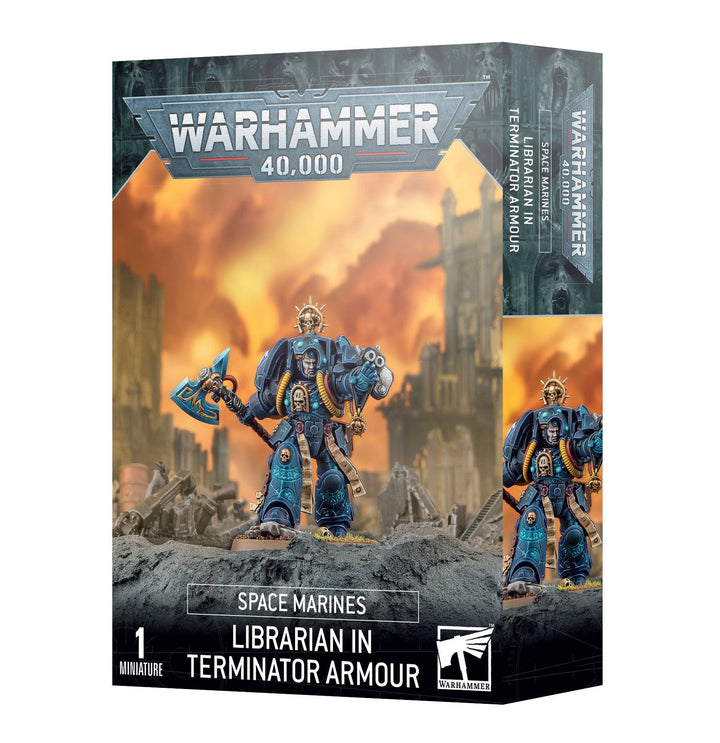 Space Marine Librarian In Terminator Armour Model Kit Games Workshop