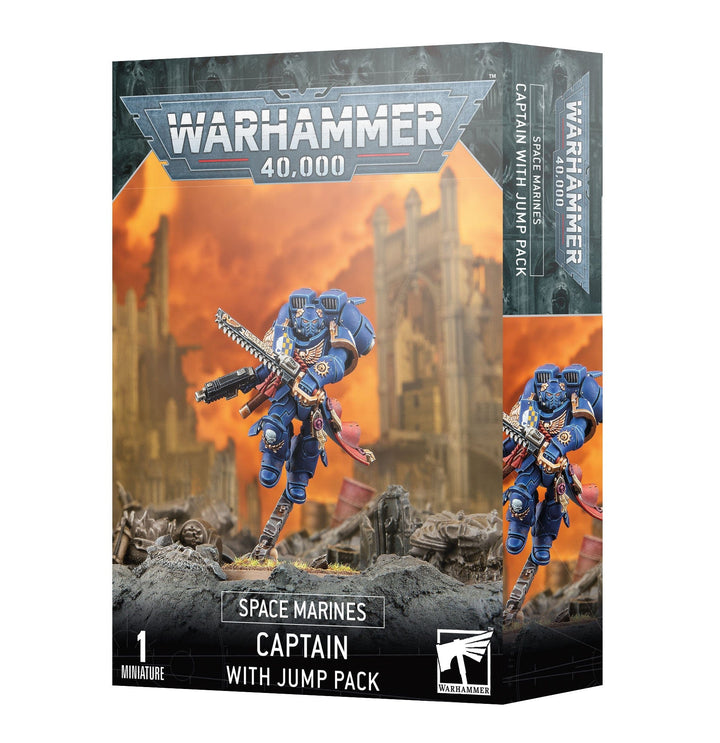 Captain with Jump Pack Space Marines Model Kit Games Workshop