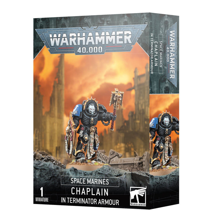 Chaplain In Terminator Armour Space Marines Model Kit Games Workshop