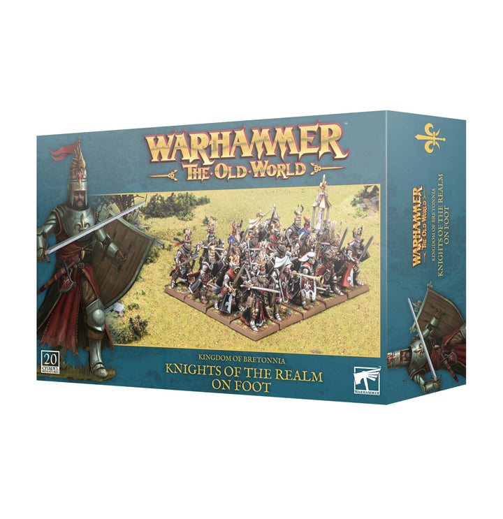 Kingdom of Bretonnia: (On Foot) Knights of the Realm Model Kit Games Workshop