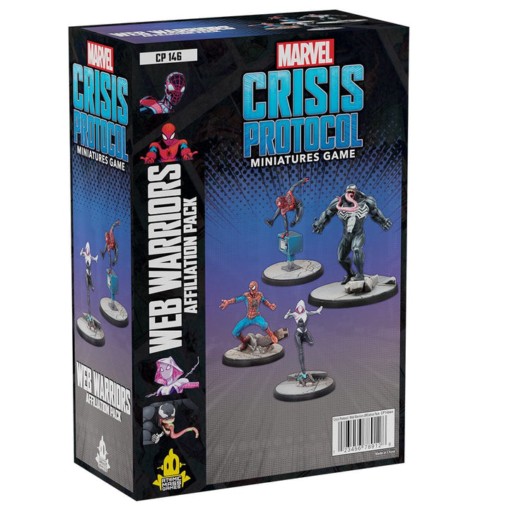 Marvel: Crisis Protocol - Web Warriors Affiliation Pack Model Kit Asmodee