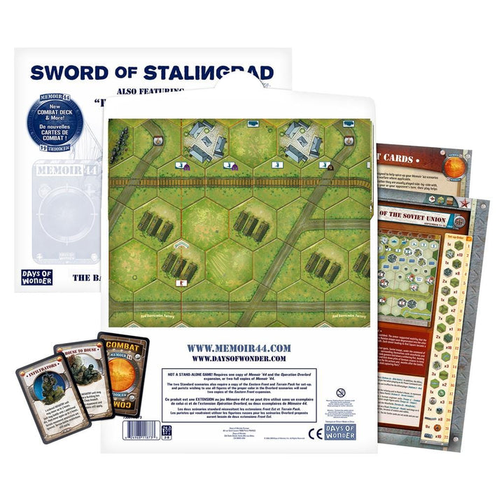 Memoir '44: Battlemap Volume 3 Sword Of Stalingrad Board Game Asmodee