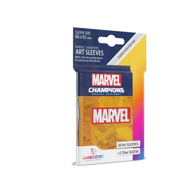 Marvel Champions Sleeves: Marvel Orange Accessories Asmodee