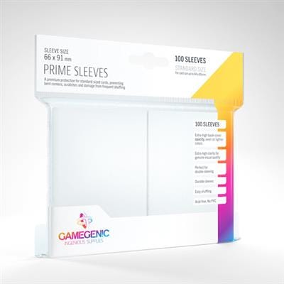PRIME Sleeves: White Accessories Asmodee