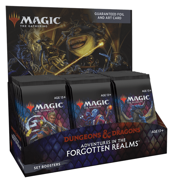 MTG Adventures in the Forgotten Realms Set Booster Box Non-Singles Wizards of the Coast