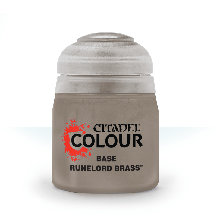 Runelord Brass Base Paint Hobby Paint Single Games Workshop