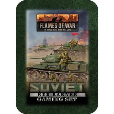 Soviet Red Banner Gaming Set Tin (x20 Tokens, x2 Objectives, x16 Dice) Accessories Battlefront Miniatures