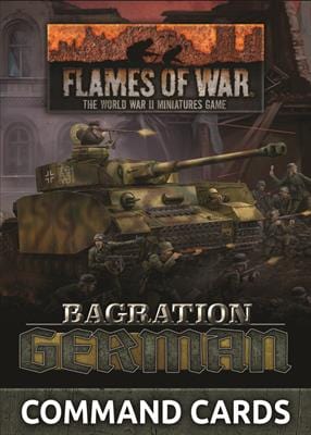 Bagration: German Command Cards Accessories Battlefront Miniatures