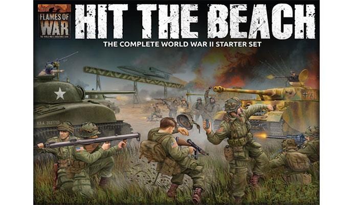 Hit The Beach WWII Army Starter Set Model Kit Battlefront Miniatures