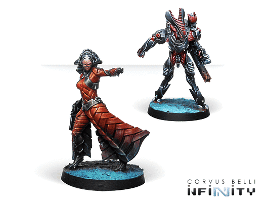 Bit & KISS! (Hacker) Combined Army Model Kit Corvus Belli